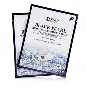 SNP Black Pearl Ampoule Mask 10pc  韩国SNP黑珍珠安瓶面膜10片