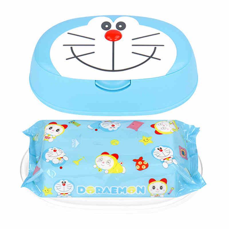 
                
                    Load image into Gallery viewer, LEC Gentle Wet Tissue With Case Doraemon 哆啦A梦99.9%纯水婴儿用湿纸巾
                
            