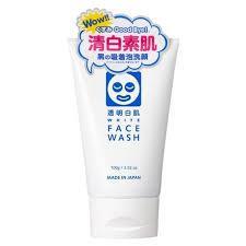 ISHIZAWA TOUMEI SHIROHADA TRANSPARENT WHITE FACE WASH 石泽研究所透明白肌美白提亮洁面