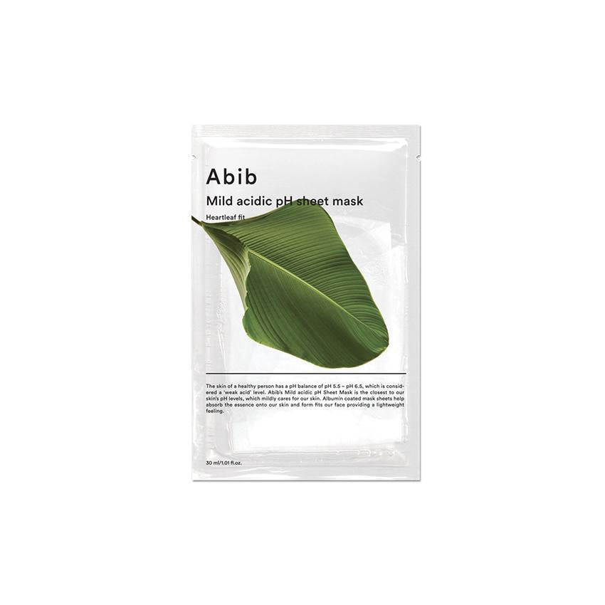 
                      
                        Abib Mild Acidic PH Sheet Mask- Heartleaf Fit 阿彼芙弱酸鱼腥草镇定消炎面膜
                      
                    