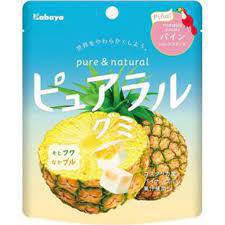 Kabaya Pure & Natural Gummy 58g  超好吃夹心果汁软糖