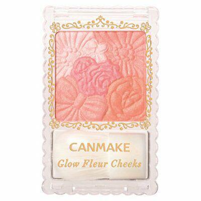 Canmake Glow Fleur Cheeks 01 Peach Fleur 井田花瓣珠光腮红01 粉红浅肤
