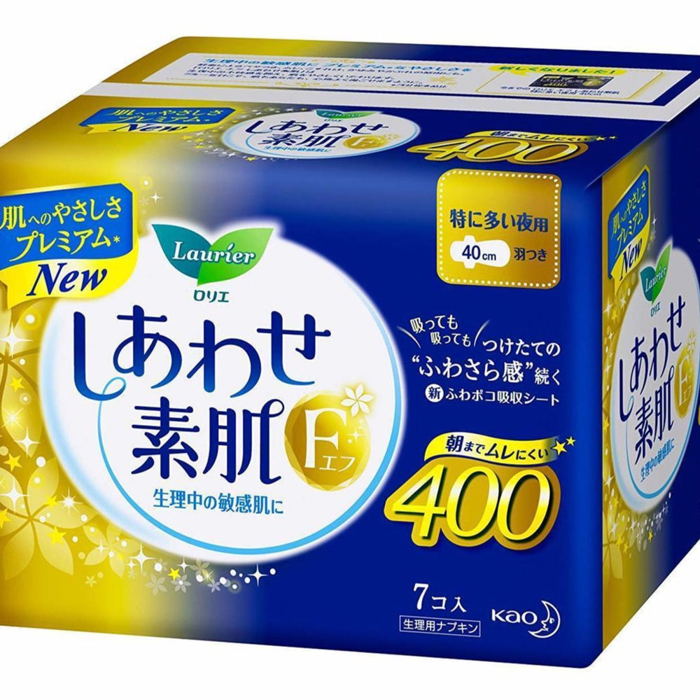 Kao Laurier Sanitary Napkin Overnight 400mm 7pc