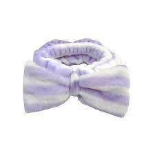 Mocomoco Headband Lavender Shake 紫色条纹蝴蝶结束发带