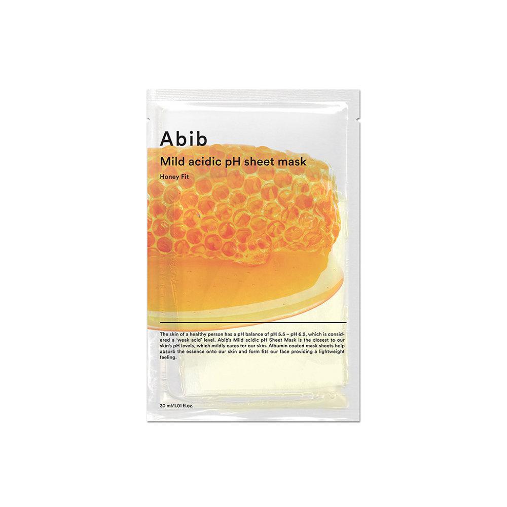 
                
                    Load image into Gallery viewer, Abib Mild Acidic PH Sheet Mask- Honey Fit 10pcs 阿彼芙 弱酸蜂蜜滋养紧致面膜
                
            