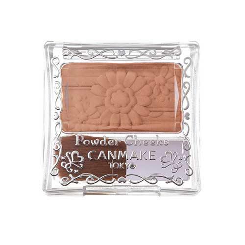 Canmake Powder Cheeks PW45 Hazel Brown 单色花瓣腮红 PW45 榛子啡色