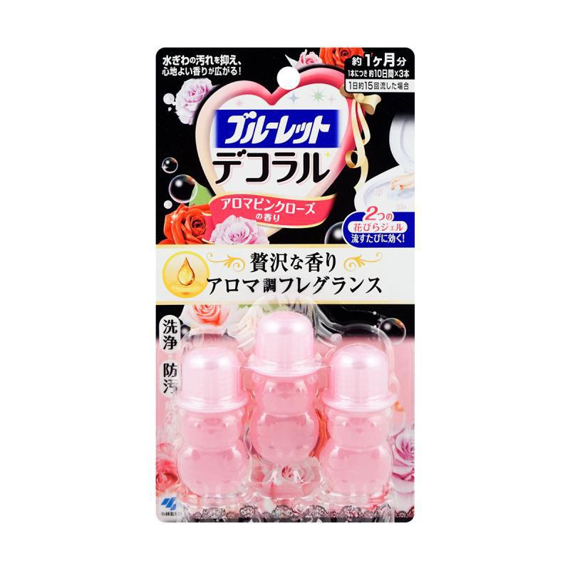 Kobayashi Toilet Cleansing Gel Decor Pink Rose 小林制药马桶凝胶花瓣 (玫瑰花香)
