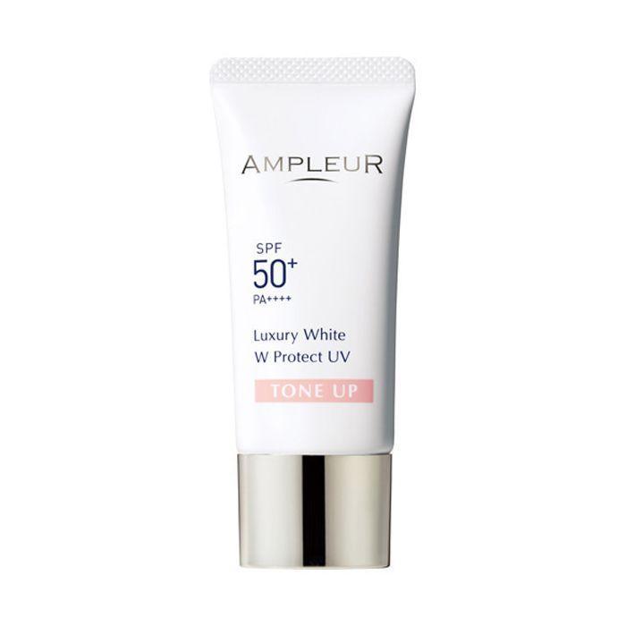 Ampleur Luxury White UV Protector 50+ Sunscreen【李佳琦推荐】偏油皮真爱防晒小白伞隔离乳霜