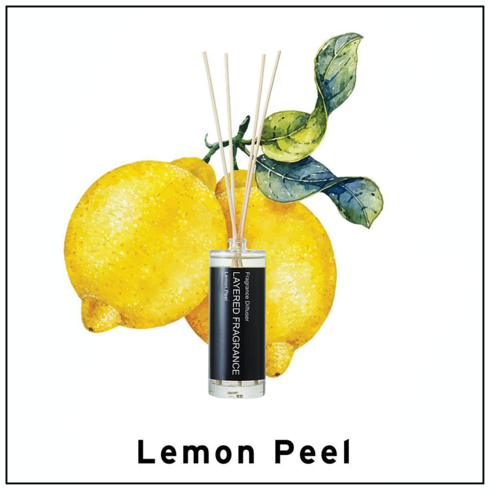 Layered Fragrance Diffuser 100ml Lemon Peel 柠檬皮液体香薰