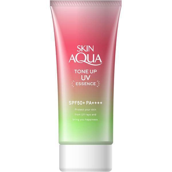 SKIN AQUA Tone-up UV Essence Happiness Aura (Rose color)