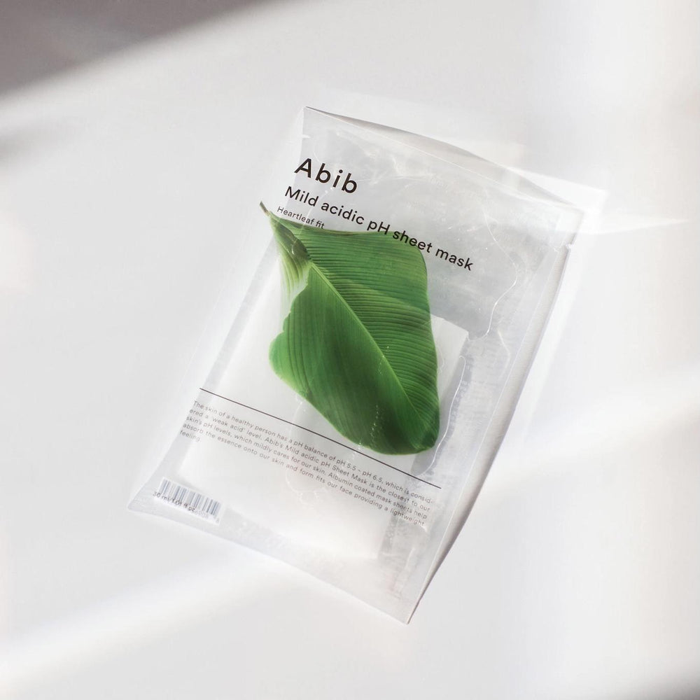 
                      
                        Abib Mild Acidic PH Sheet Mask- Heartleaf Fit 阿彼芙弱酸鱼腥草镇定消炎面膜
                      
                    