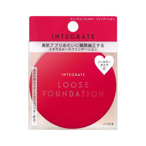 Shiseido Integrate Beauty Filter Foundation #00 透明无暇美肌散粉00透亮色