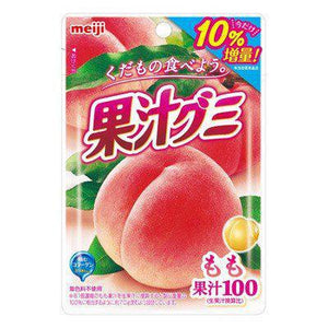 Meiji Fruit Juice Gummy (Peach) 明治水果果汁软糖-桃子