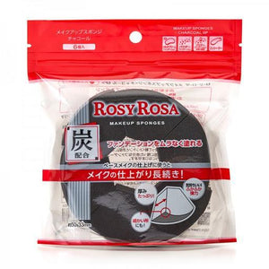 Rosy Rosa Make Up Sponges Charcoal 6p 黑炭干湿两用海绵