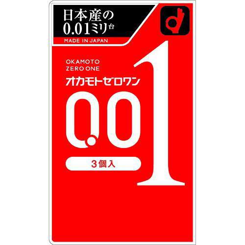 Okamoto Zero One 0.01 (3 pc)   冈本0.01安全避孕套