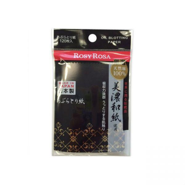 
                      
                        Rosy Rosa 100% Natural Linen Oil Blottin 120pcs 美浓和纸吸油纸120入
                      
                    