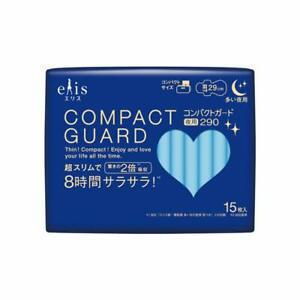 Elleair Elis Compact Guard Sanitary Napkin Overnight 29cm 15pc