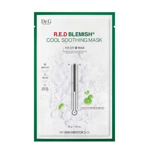 
                
                    Load image into Gallery viewer, Doctor.G R.E.D Blemish Cool Soothing Mask 10pc 修复清凉舒缓镇定积雪草面膜
                
            