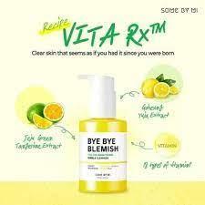 Somebymi Bye Bye Blemish Vita Tox Brightening Bubble Cleanser 120g 再见痘痘泛红奇迹泡沫洁面120g