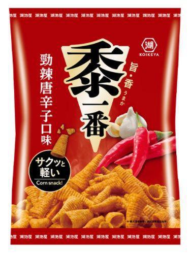 Koikeya Corn Chips - Chill Garlic Flavor 湖池屋黍- 劲辣唐辛子