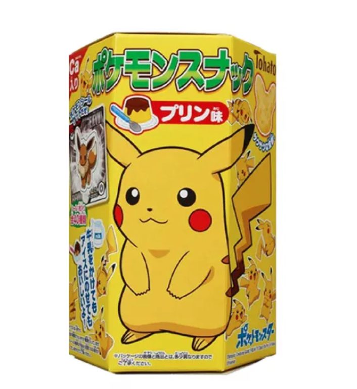 Tohato Biscuit- Pudding (Pokemon) Flavor宝可梦曲奇饼干（布丁口味）