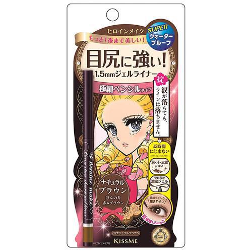 KissMe Heroine Make Long Stay Sharp Gel Liner #3 极细眼线胶笔自然棕