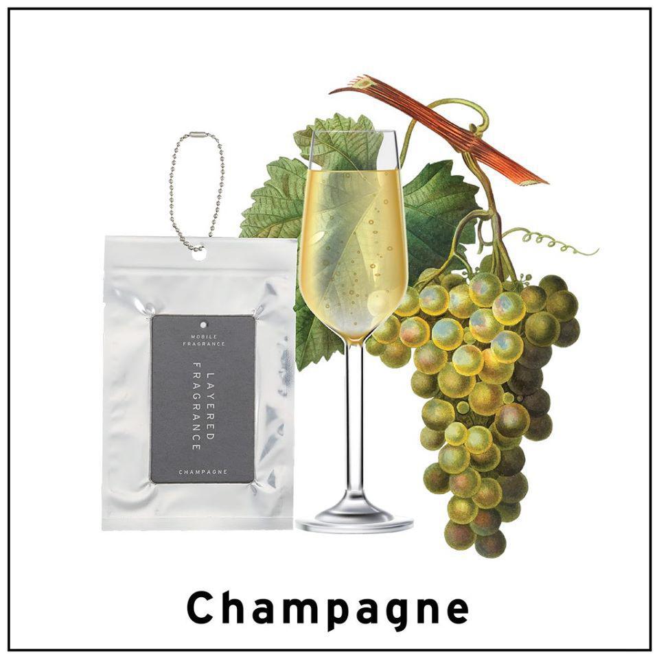 Layered Fragrance Mobile Fragrance Champagne 香槟香水卡片