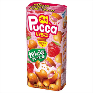 Meiji Pucca Biscuits Strawberry 明治噗卡餅--草莓