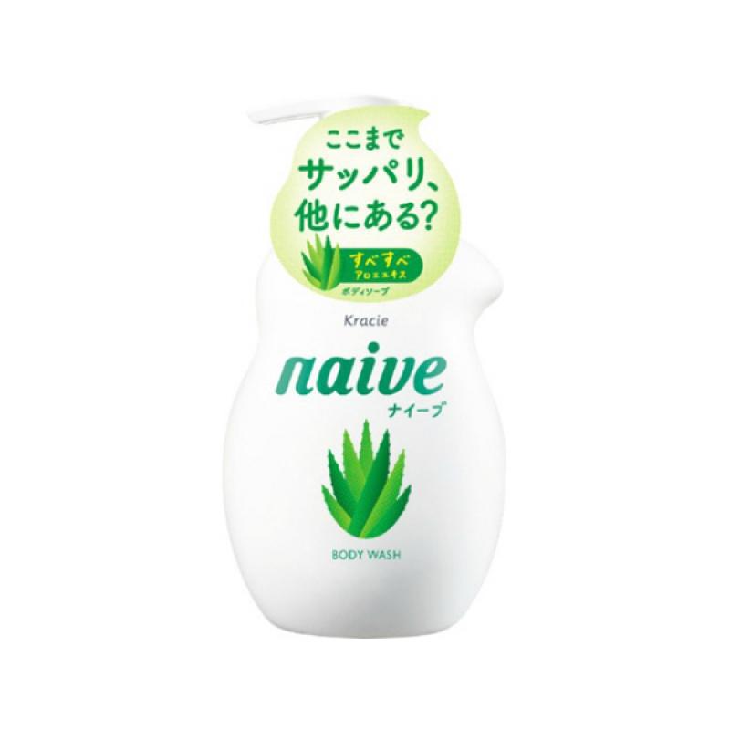 
                
                    Load image into Gallery viewer, Kracie Naive Body Soap Aloe Pump 嘉娜宝芦荟保湿沐浴露
                
            