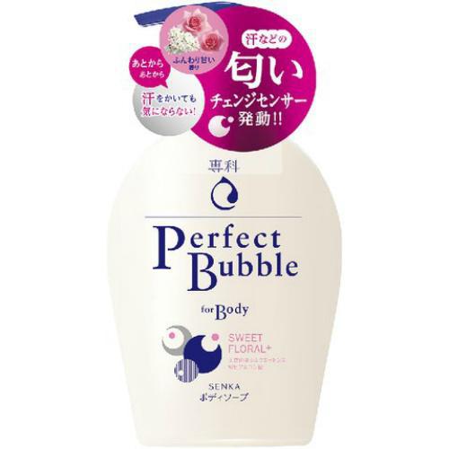 Shiseido Senka Perfect Bubble Sweet Floral Body Soap 资生堂专科浓密泡沫沐浴露甜蜜花香500ml