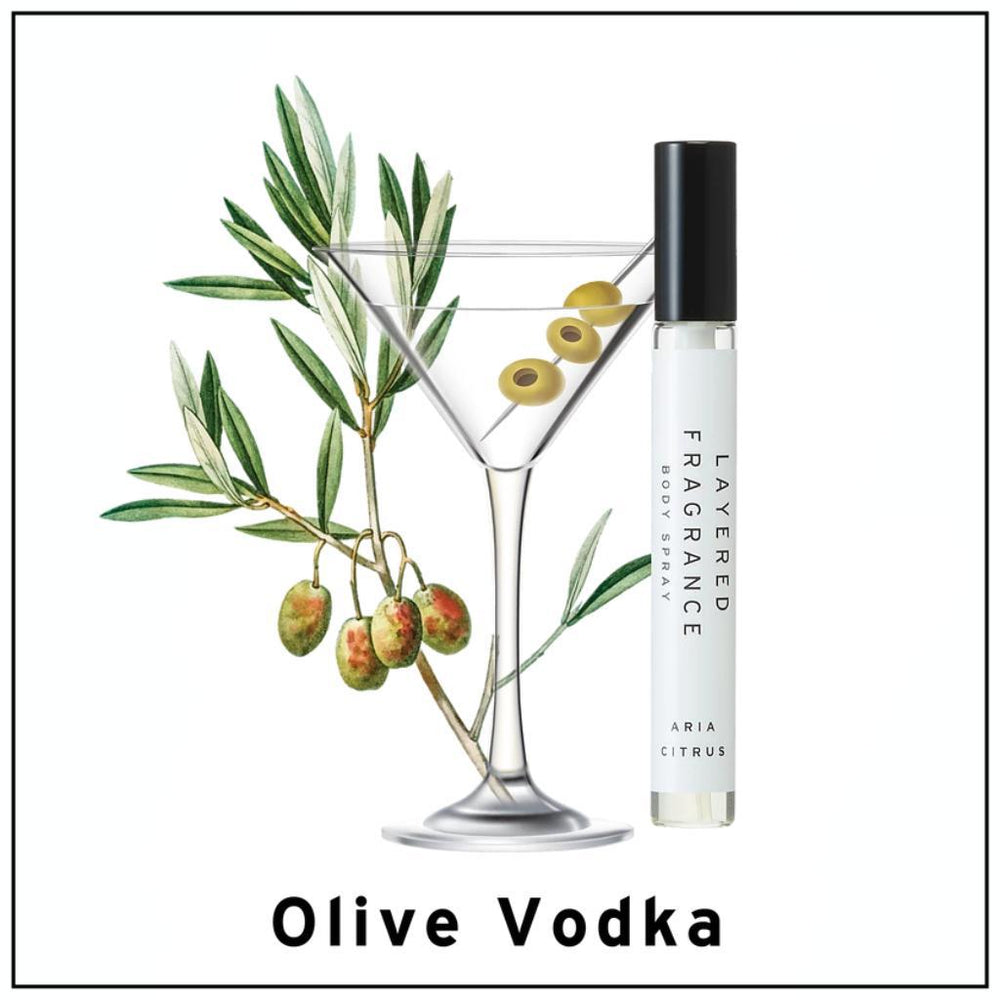 Layered Fragrance Body Spray Olive Vodka 橄榄伏特加试管香水