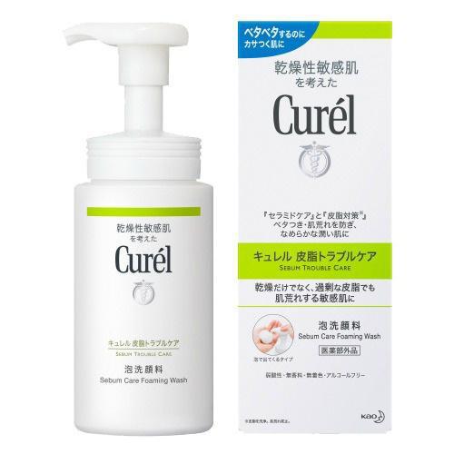 Kao Curel Sebum Care Foaming Wash 花王珂润控油泡沫洁面